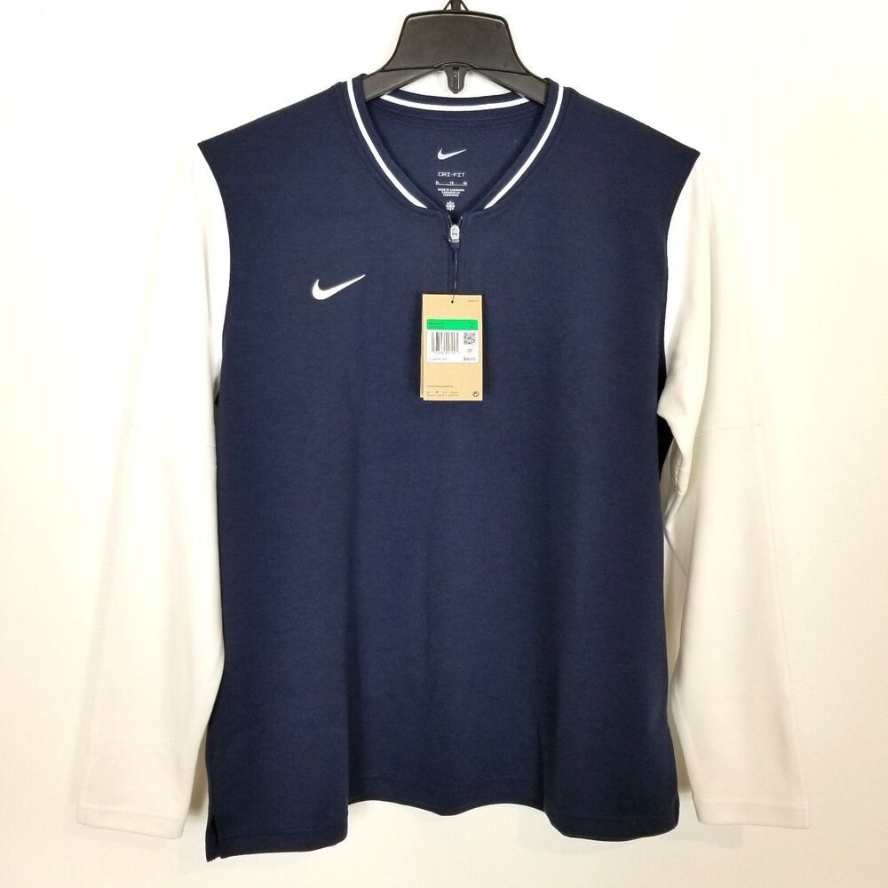 Nike Women Liberty Soccer Sweatshirt Sz‎ XL 1/4 Zip Dri Long Sleeve Fit Pullover